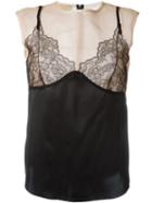 Lanvin Lace Top, Women's, Size: 36, Black, Silk/cotton/viscose