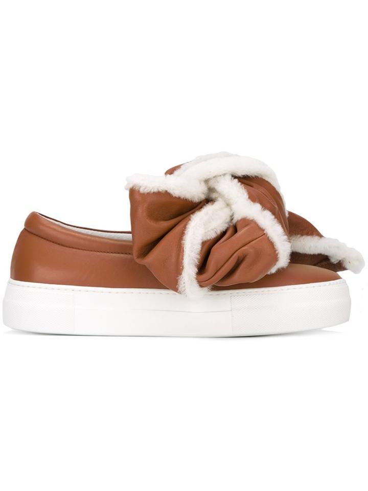 Joshua Sanders Crumbled Bow Sneakers