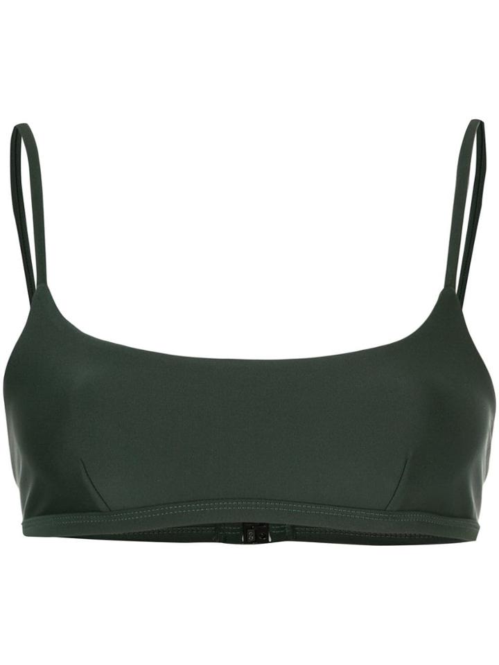 Matteau The Crop Bikini Top - Green