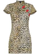 De La Vali Silk Leopard Print Suki Dress - Unavailable