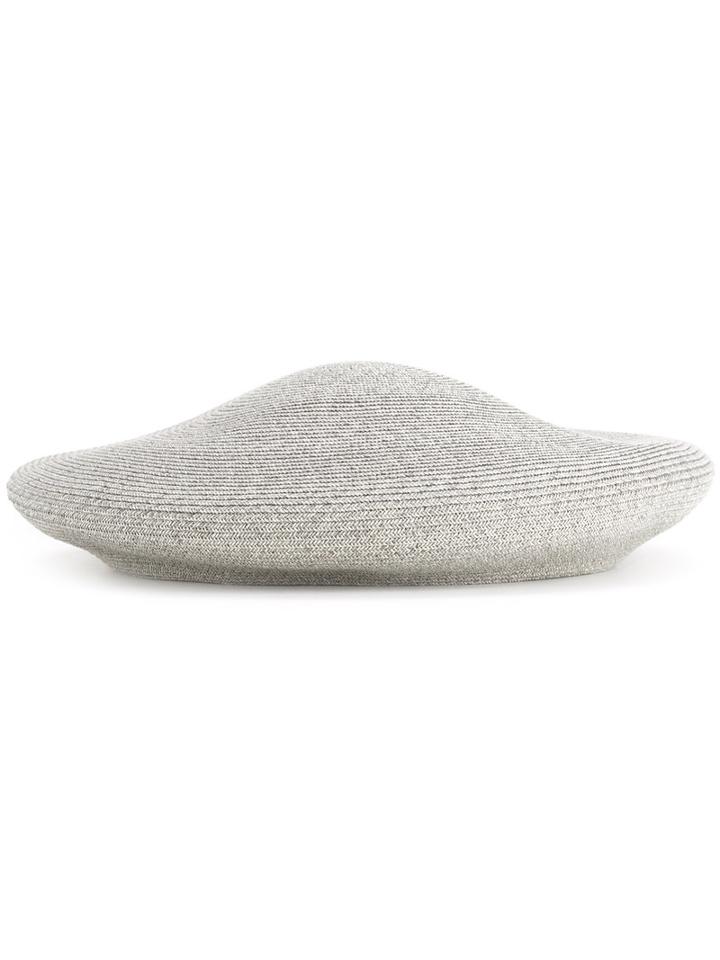 Kijima Takayuki Flat Hat, Women's, Grey, Paper