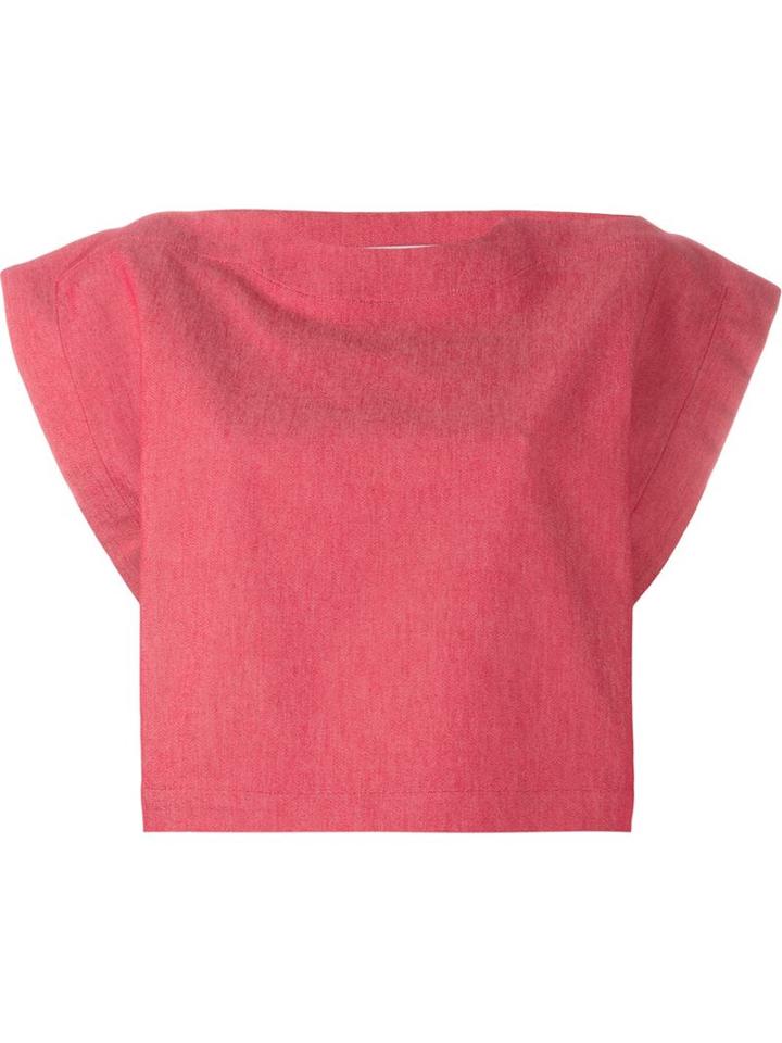 Martine Jarlgaard Cropped Boxy Blouse