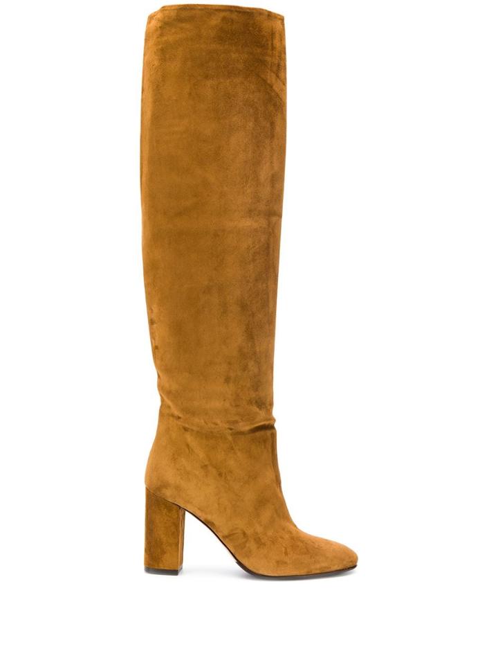 Le Silla Elle 90mm Knee-high Boots - Neutrals