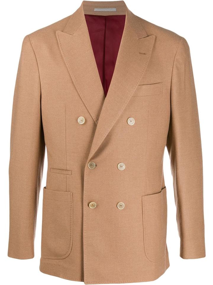 Brunello Cucinelli Double-breasted Blazer - Neutrals