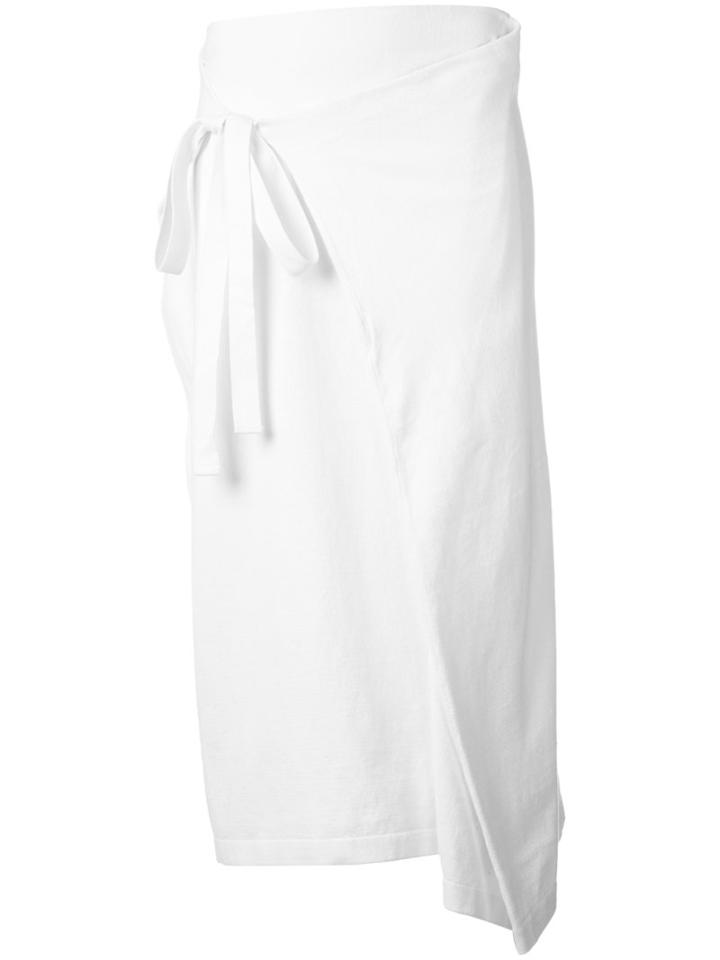 Joseph Wrap Skirt, Women's, Size: Small, White, Cotton