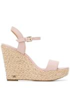 Michael Kors High Wedge Heel Sandals - Pink
