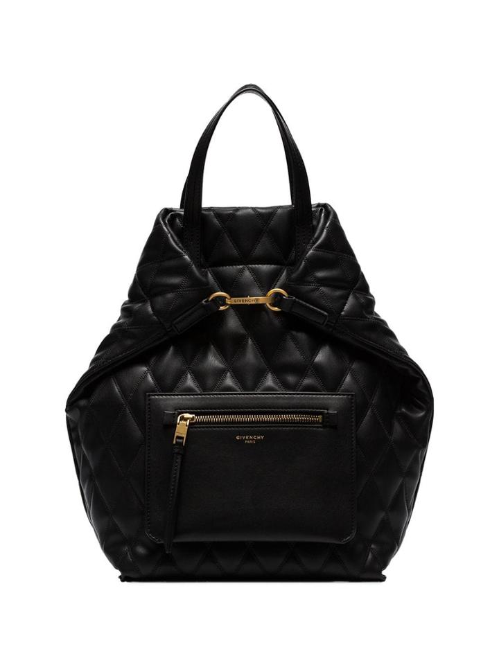 Givenchy Black Quilted Leather Backpack