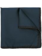 Dolce & Gabbana Crown Print Pocket Square, Blue, Silk