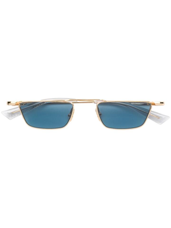 Christian Roth Eyewear Rectangular Sunglasses - Gold
