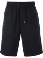Emporio Armani Drawstring Track Shorts, Men's, Size: 46, Blue, Cotton/polyester/spandex/elastane