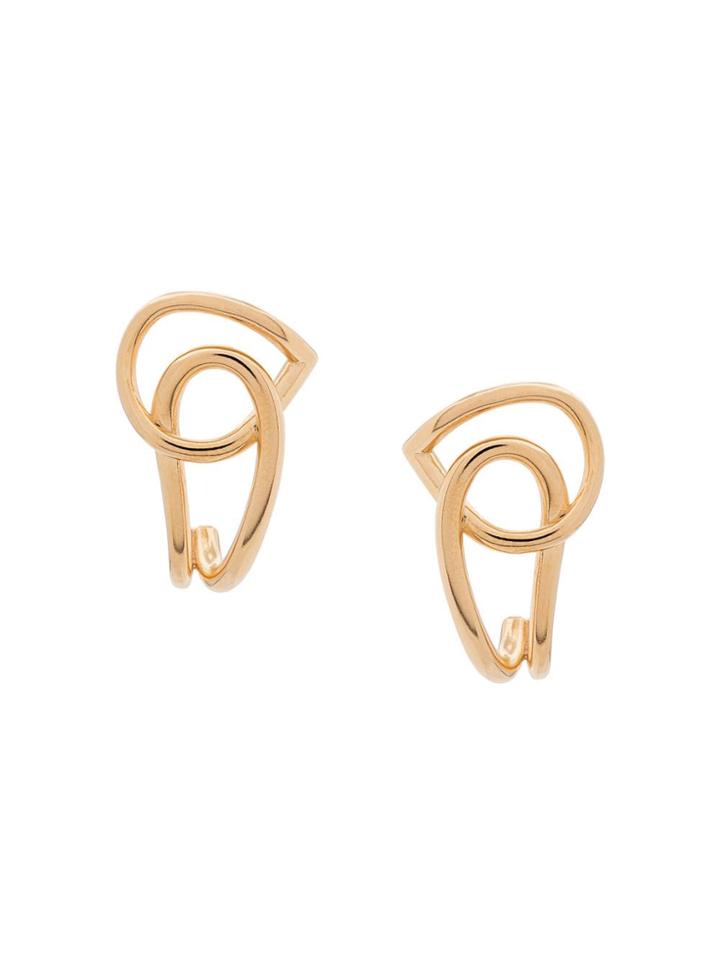 Charlotte Chesnais Blaue Earrings - Gold