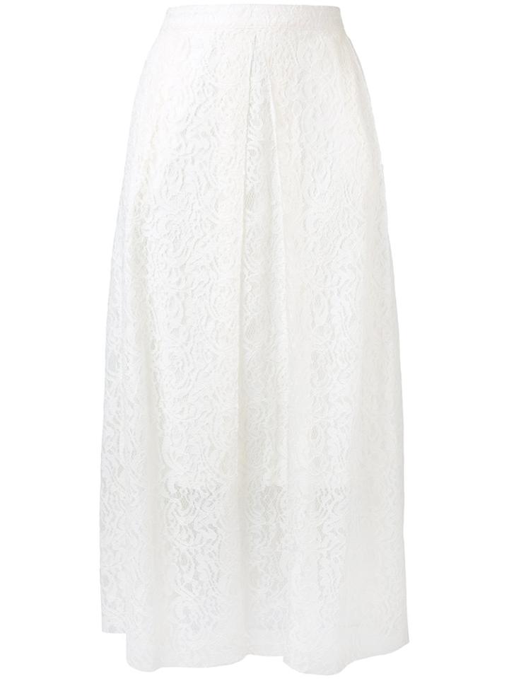 Essentiel Antwerp Layered Lace Skirt - White