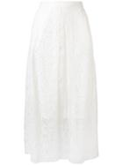 Essentiel Antwerp Layered Lace Skirt - White
