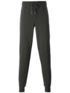 Moncler Classic Track Pants, Men's, Size: Large, Green, Cotton