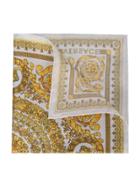 Versace Classic Baroque Print Square Scarf - Yellow