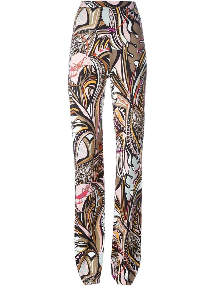 Emilio Pucci Printed Bootcut Trousers