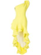 Maticevski Flamenco Ruffled Dress - Yellow