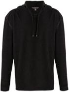 John Varvatos Oversized Fit Hoodie - Black