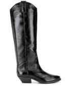 P.a.r.o.s.h. Knee-high Heeled Boots - Black