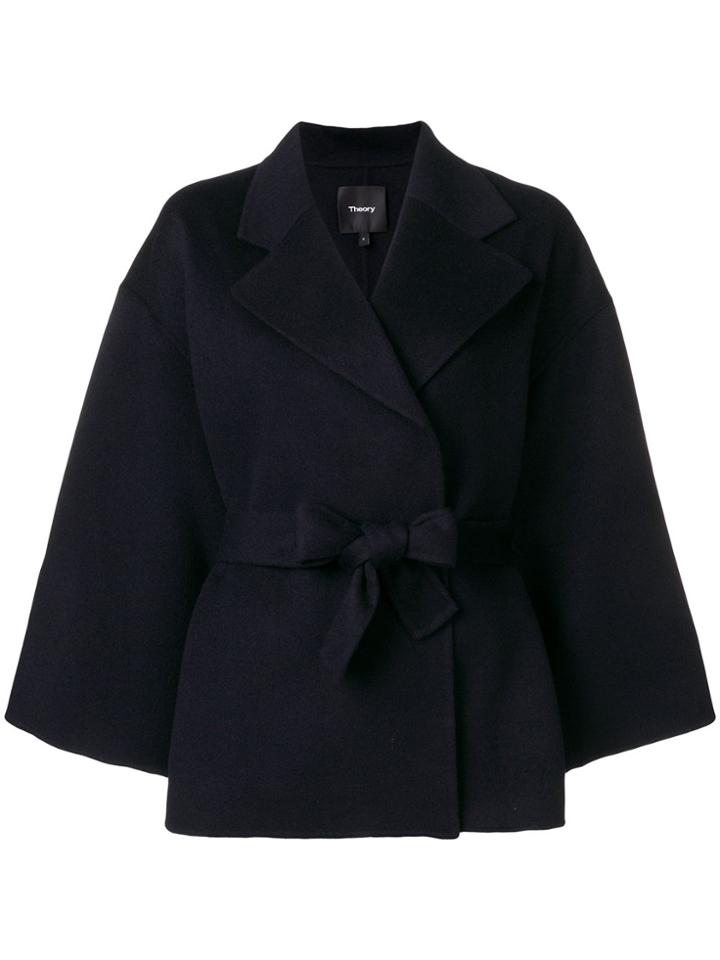 Theory Kimono-style Coat - Blue