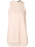 Alexander Wang Mock Neck Tank Top, Women's, Size: 8, Pink/purple, Silk/polyester/triacetate