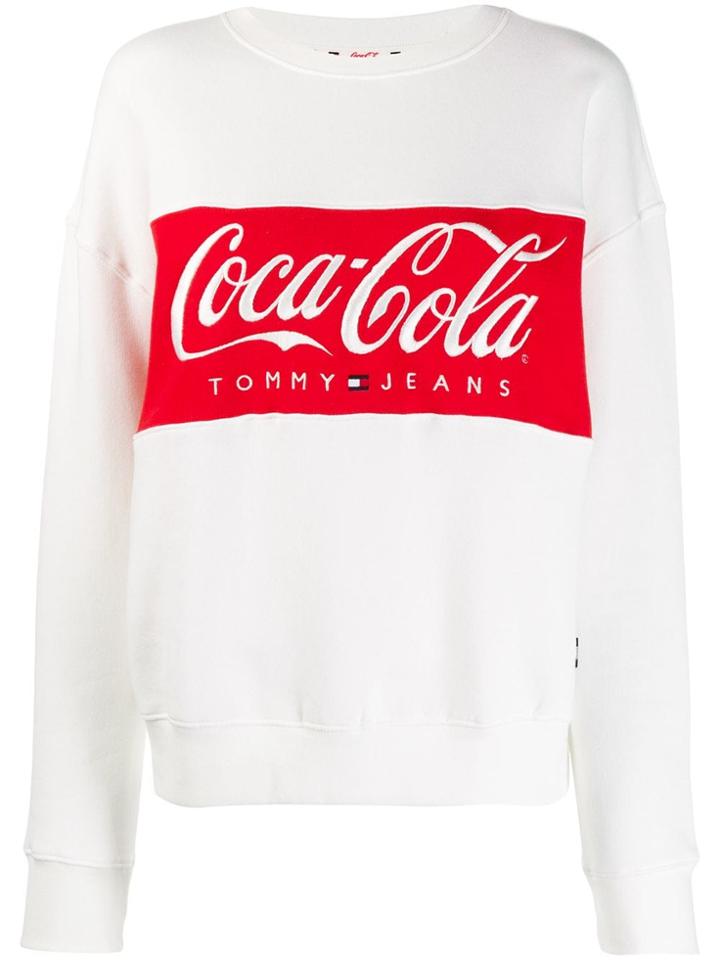 Tommy Jeans Tommy Jeans X Coca Cola Jumper - White