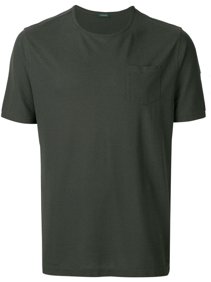 Zanone Plain T-shirt - Green