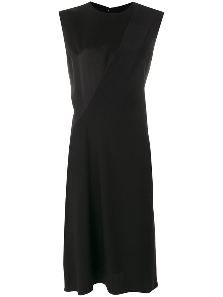 Jil Sander Panelled Sleeveless Dress - Black