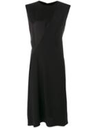 Jil Sander Panelled Sleeveless Dress - Black