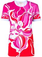 Emilio Pucci Abstract Print T-shirt - Pink