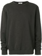 Jil Sander Raw Stitched Sweatshirt - Green