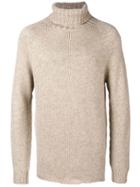 Ma'ry'ya Knitted Turtleneck Sweater - Nude & Neutrals