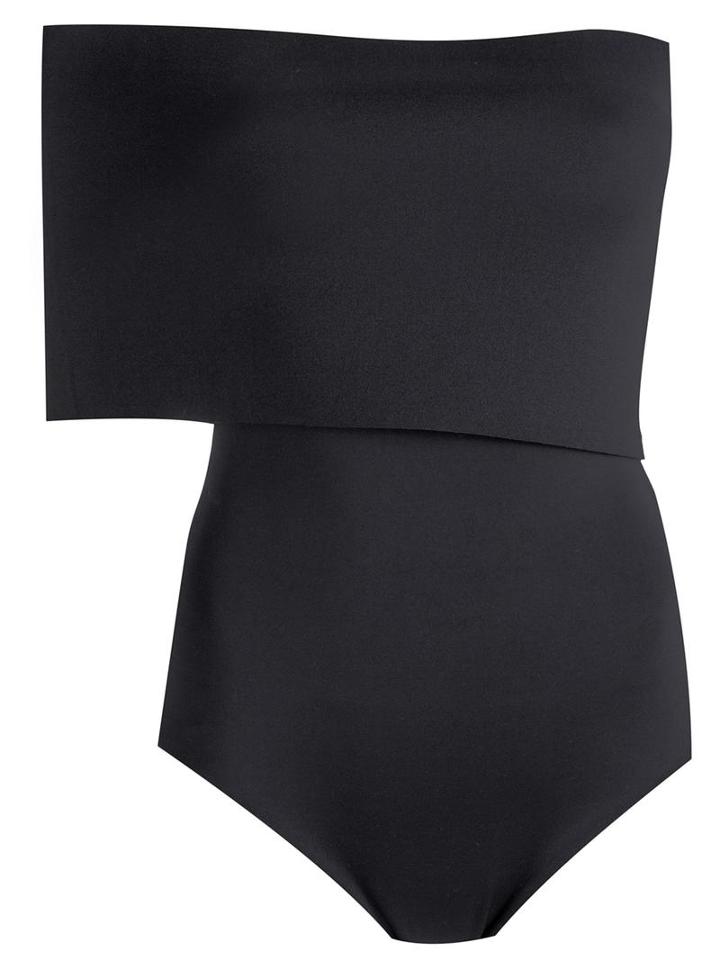 Haight One Shoulder Swimsuit, Women's, Size: G, Black, Polyamide/spandex/elastane
