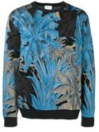 Salvatore Ferragamo Palm Tree Sweatshirt - Blue