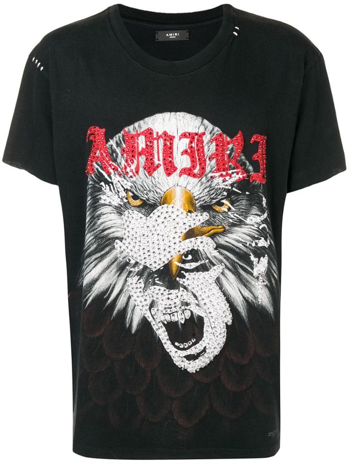 Amiri Embellished Print T-shirt - Black