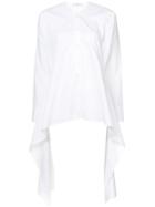 Tome Shirt With Back Tie Detail - White
