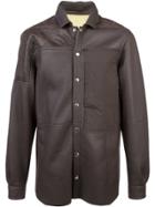 Rick Owens Buttoned Jacket - Brown