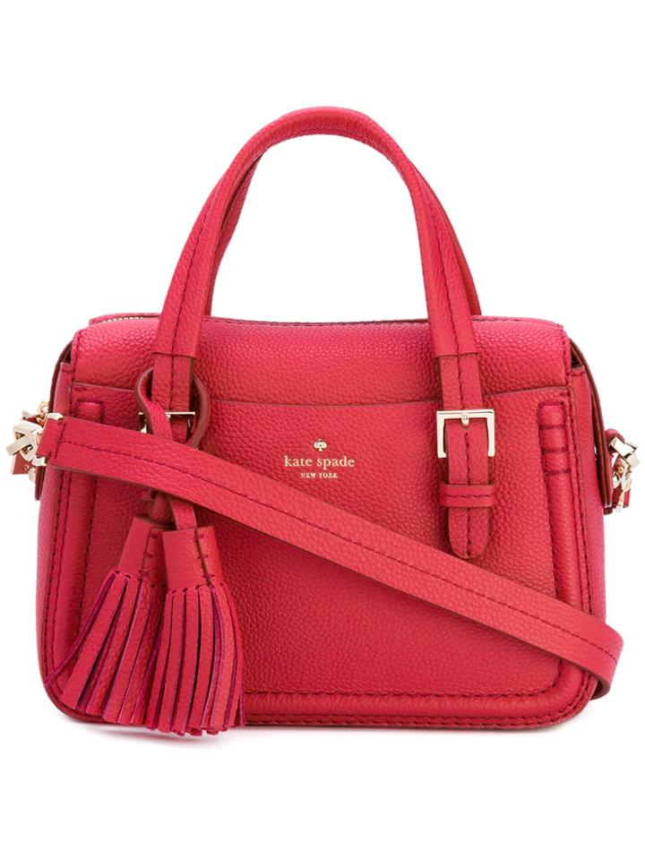 Kate Spade Hanging Tassel Tote - Pink & Purple