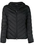 Ea7 Emporio Armani Basic Zipped Puffer Jacket - Black
