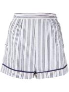 Suboo Rush Stripe Button Short - Blue