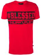 Philipp Plein Printed T-shirt - Red