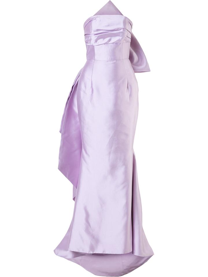 Bambah Bow Gown - Pink & Purple