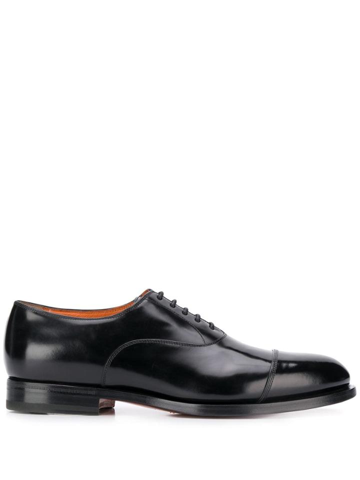 Santoni Classic Formal Lace-up Shoes - Black