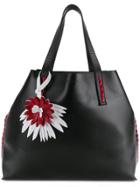 P.a.r.o.s.h. Side Embellished Tote Bag - Black