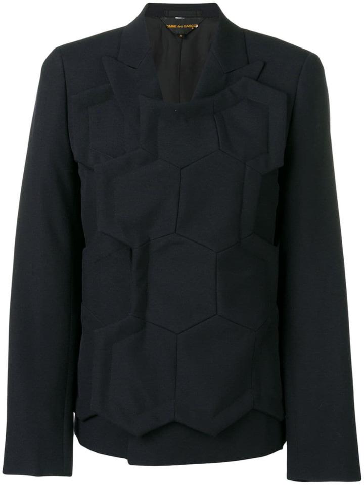 Comme Des Garçons Beehive Layer Jacket - Blue