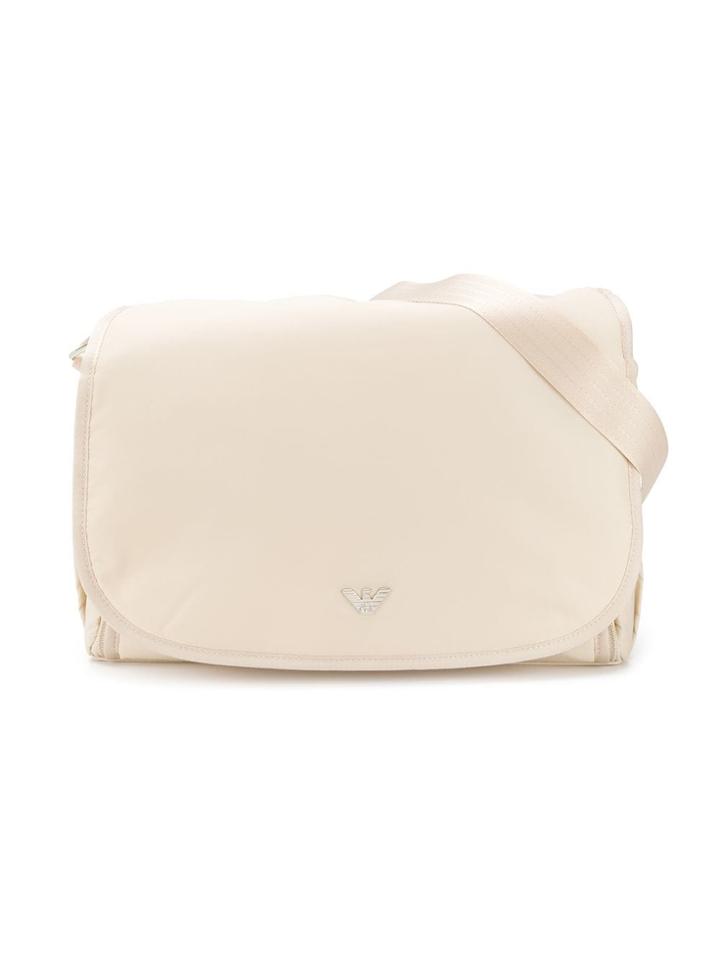 Emporio Armani Kids Logo Shoulder Bag - Neutrals