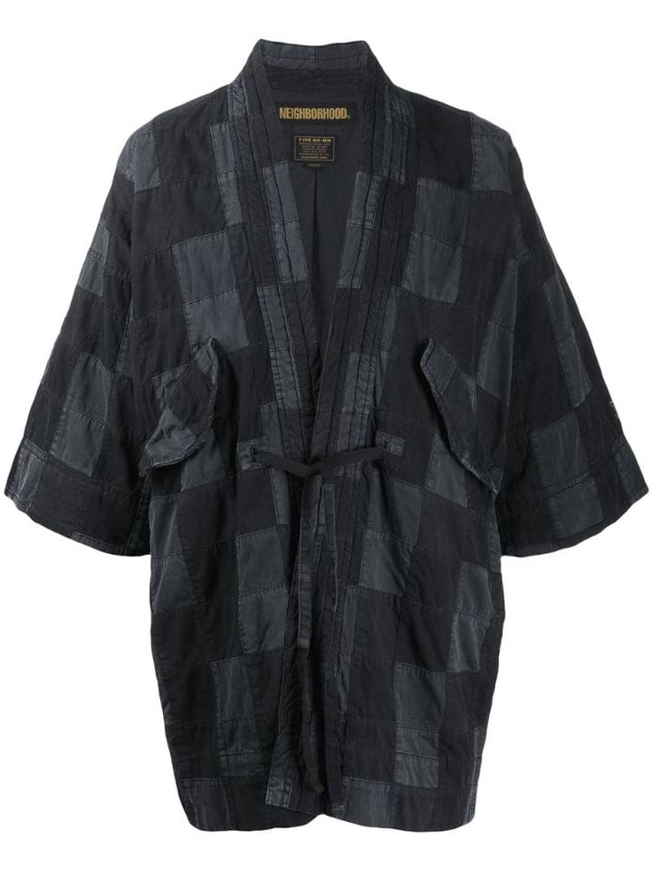 Neighborhood Kimono Style Coat - Black