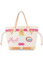 Louis Vuitton Vintage Neverfull Damier Azur Tote Bag - Neutrals
