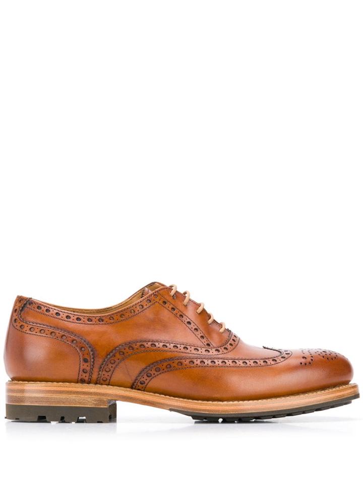Berwick Shoes Cuero Lavato Brogues