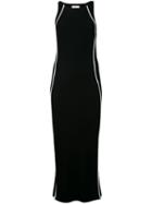 Mugler - Ribbed Knitted Dress - Women - Polyester/viscose - 38, Black, Polyester/viscose